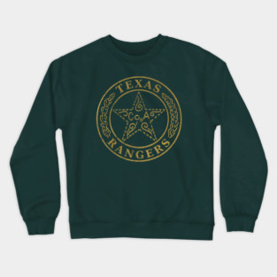 Texas Rangers - Golden Vintage Emblem Crewneck Sweatshirt