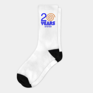Sega Dreamcast 20 Year Anniversary Socks