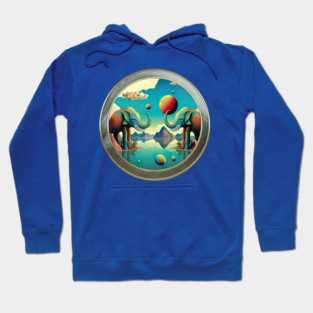 Surrealist Elephants Hoodie