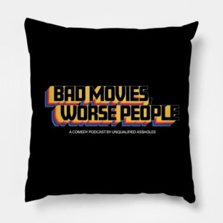 Retro Bad Movies Pillow