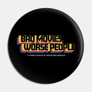 Retro Bad Movies Pin