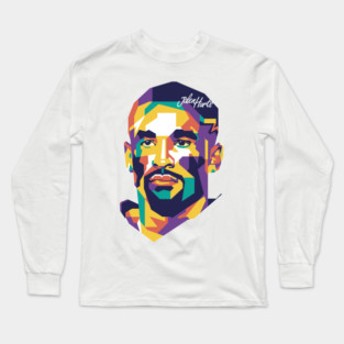 Jalen Hurts WPAP design Style Long Sleeve T-Shirt