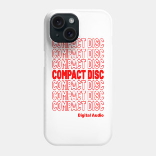 Compact Disc Digital Audio CD Thank You Phone Case