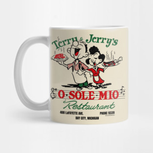 “Red Sauce Revival”- Terry & Jerry’s ‘O Sole Mio’ Restaurant, Bay City, MI Mug