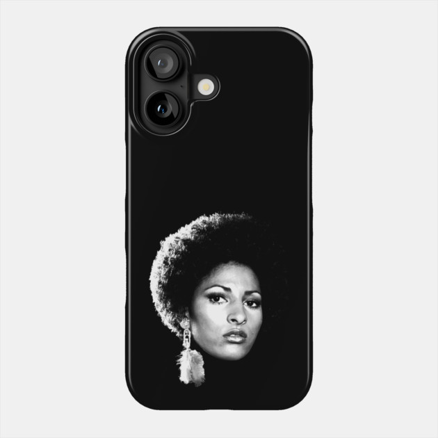 Pam Grier, Black Beauty Phone Case by UrbanLifeApparel
