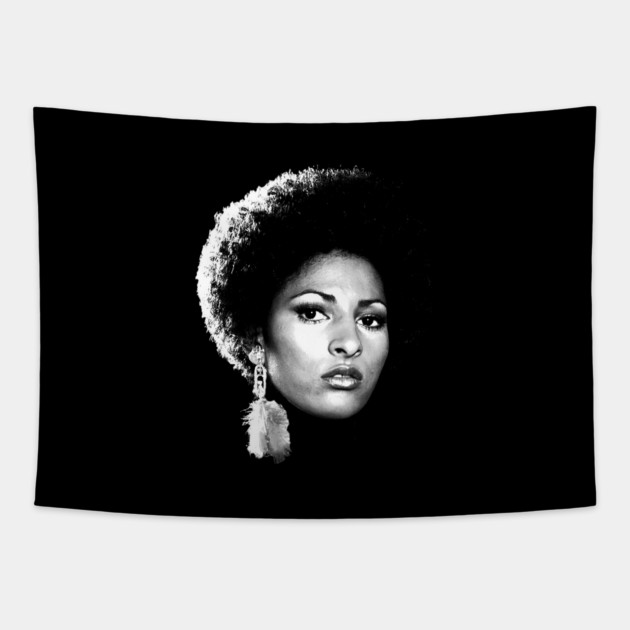 Pam Grier, Black Beauty Tapestry by UrbanLifeApparel