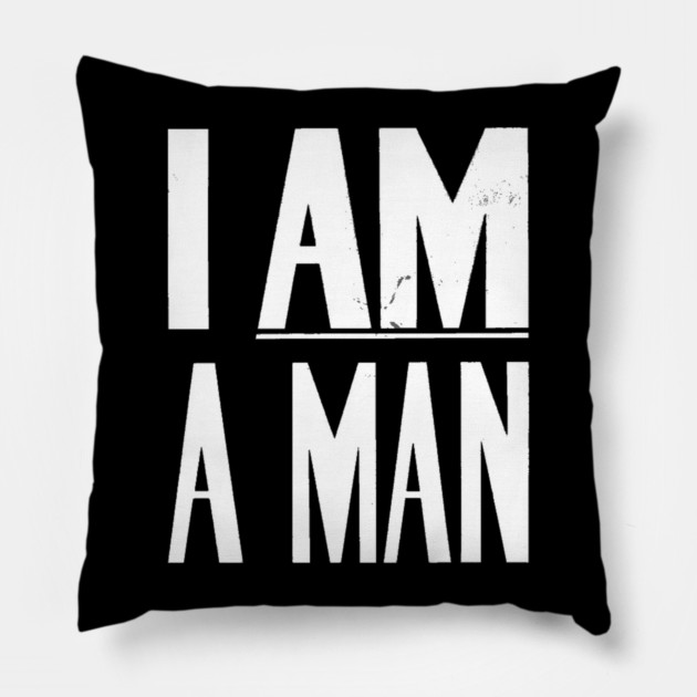 I Am A Man, Civil Rights, Black History Pillow by UrbanLifeApparel