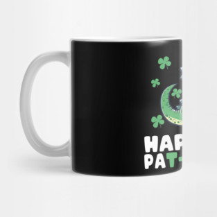 Happy St PaT-Rex Dinosaur Saint Patrick's Day For Boys Girls Mug