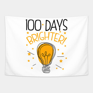 100 Days Of School Cute T-shirt Tapestry