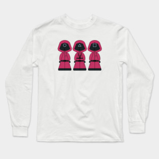 Comicones Squid Game - Three Guards Long Sleeve T-Shirt