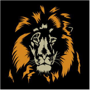 Lion Posters and Art
