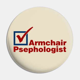 Armchair Psephologist Pin