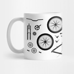 Bike Parts Mug
