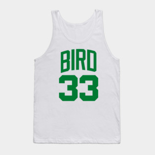 Larry Bird - Jersey White Tank Top