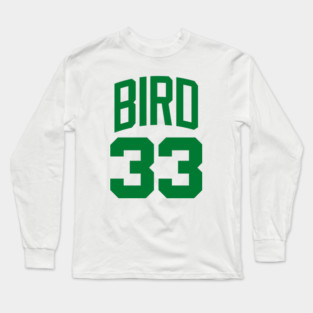 Larry Bird - Jersey White Long Sleeve T-Shirt