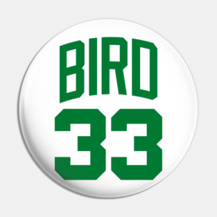 Larry Bird - Jersey White Pin