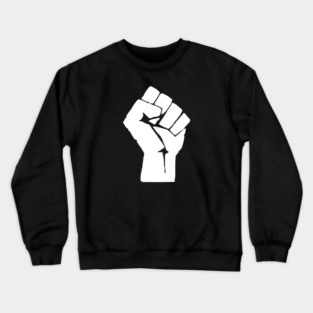 Black Power, Protest, Black Power Fist Crewneck Sweatshirt
