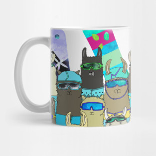 Snow? No Prob-llama Alpaca My Board! Mug