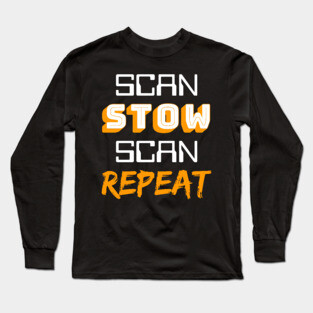 Scan Stow Scan Repeat Long Sleeve T-Shirt