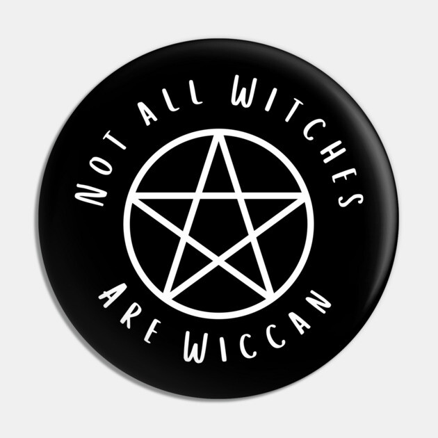 Not All Witches Are Wiccan Cheeky Witch® Pentacle Pin by Cheeky Witch