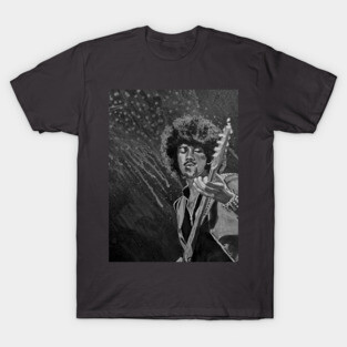 Phil Lynott - Thin Lizzy Black T-Shirt