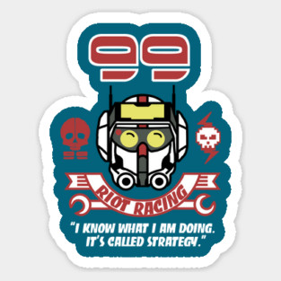 99 Riot Racing Sticker