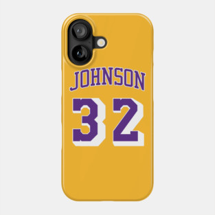 Magic Johnson - Jersey Yellow Phone Case