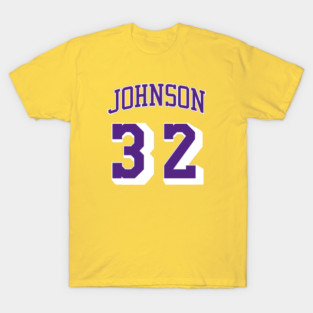 Magic Johnson - Jersey Yellow T-Shirt