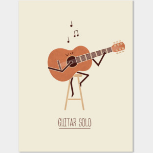 Guitar Solo Posters and Art