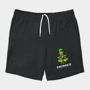 Leprechaun St Patricks Yoga Shorts