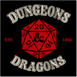 Dungeons and dragons Posters and Art