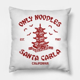 Noodles santa carla Pillow