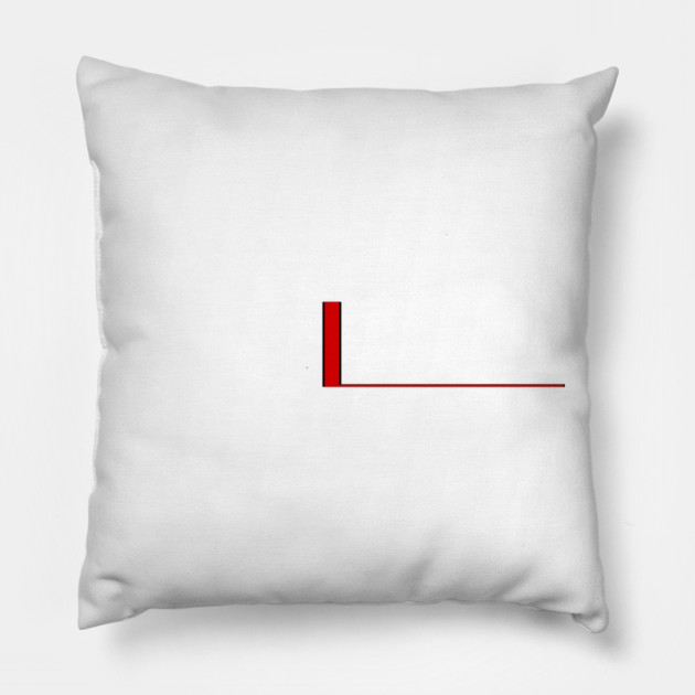 The Scarlet L Pillow by Lou Johnson