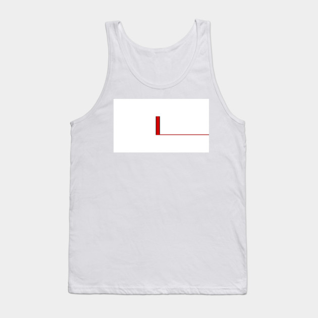 The Scarlet L Tank Top by Lou Johnson