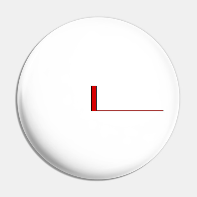 The Scarlet L Pin by Lou Johnson