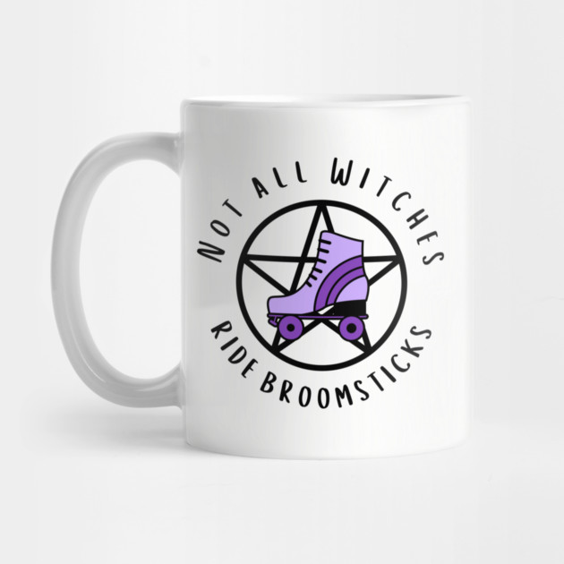 Not all Witches Ride Broomsticks Purple Roller Skate Cheeky Witch® by Cheeky Witch
