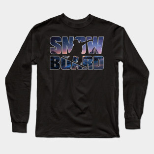 snowboard Long Sleeve T-Shirt