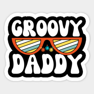 Groovy Daddy Sticker