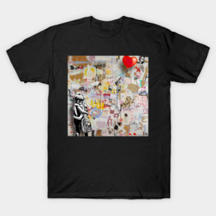 Banksy inspired pop art T-Shirt