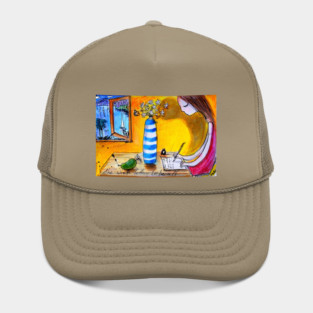 She wrote to herself everyday.... Hat