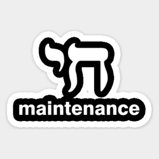 Chai Maintenance Magnet
