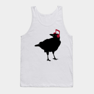 Music Bird Crow Musical Note by Tobe Fonseca Tank Top