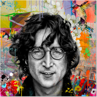 John Lennon pop art Posters and Art