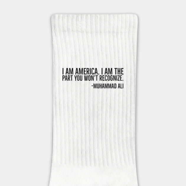 I Am America, Muhammad Ali, Black History Quote by UrbanLifeApparel