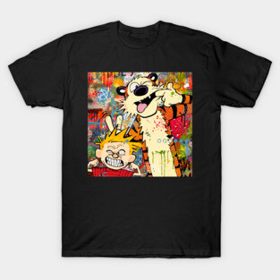 Calvin & Hobbes pop art T-Shirt