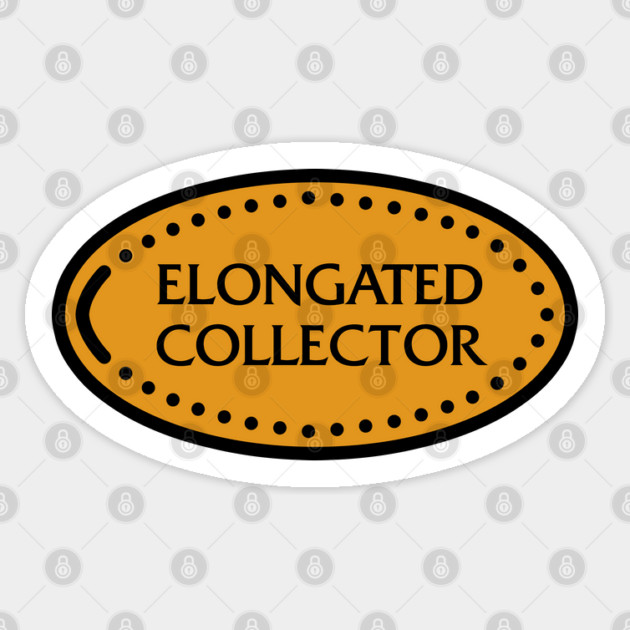 Elongated Collector Sticker by DeguArts