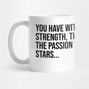 Black History, Harriet Tubman Quote, You have within you the strength, African American Mug