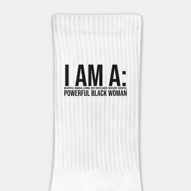 I am a powerful Black Woman, Black girl Magic, Black queen by UrbanLifeApparel