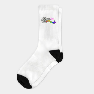 Reel Gay Movie Show Logo Socks