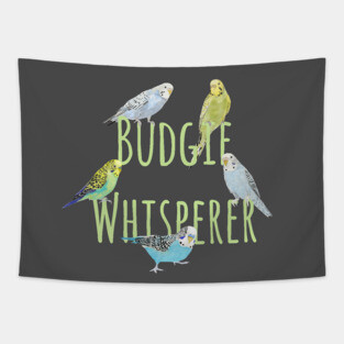 Budgie Whisperer Tapestry